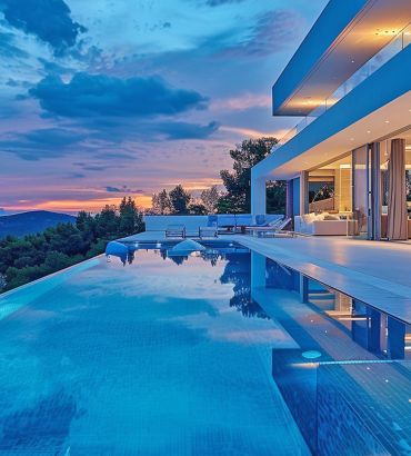 Villa con infinity pool