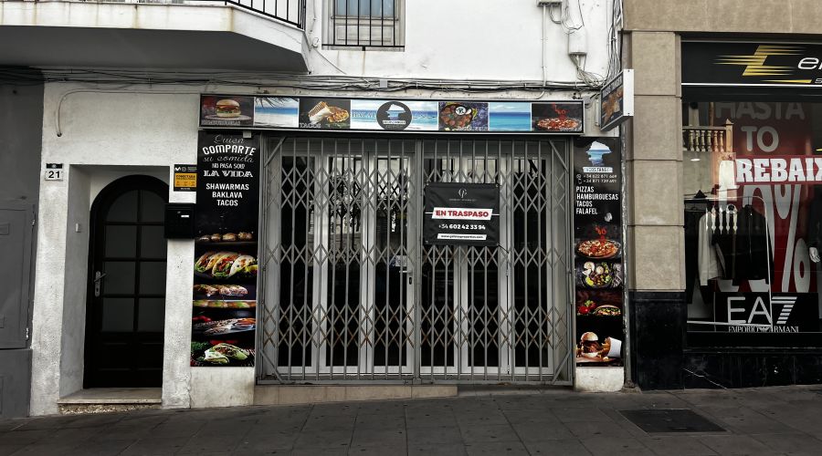 Negocio de comida rápida para llevar en Carrer de San Antoni